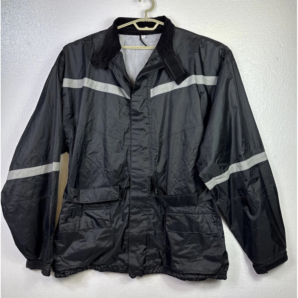 Motoboss Motorcycle Riding Jacket Mens 5XL Reflective Adjustable Waterproof